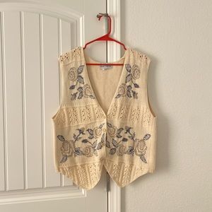 Vintage Knit Sweater Vest